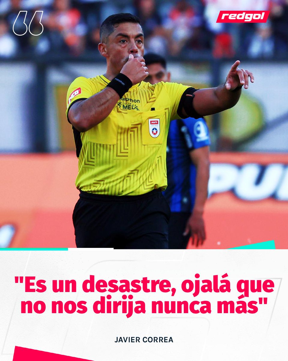 redgol's tweet photo. ¡Correa no quiere más a Gamboa! 💣👉https://t.co/6EfLBuzaYK

A los albos les anularon dos goles, uno claramente fuera de juego, el otro fue milimétrico. Ante eso, el delantero de Colo Colo reclamó por el arbitraje. https://t.co/VVUuA5upBb