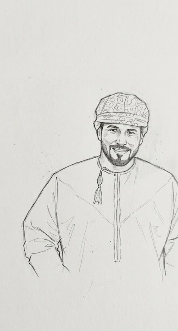 Drawnthem's tweet photo. @888_alwaleed 
تشرفت برسم هذه اللوحة للاخ الاستاذ الوليد العبري 
 يارب يشوفها وتنال اعجابه ويسوي اقتباس🙏 ، 
وان شاء الله يعطيني هديه بسيطه دعم وتشجيع 🌹. https://t.co/GLcBe2RTom