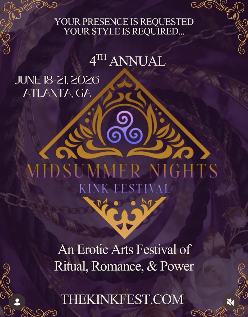 TemptedBySenpai's tweet photo. Fire play class &amp; rope performance in ATL next week for Midsummer Nights Kink Festival https://t.co/mXr32yD1kh