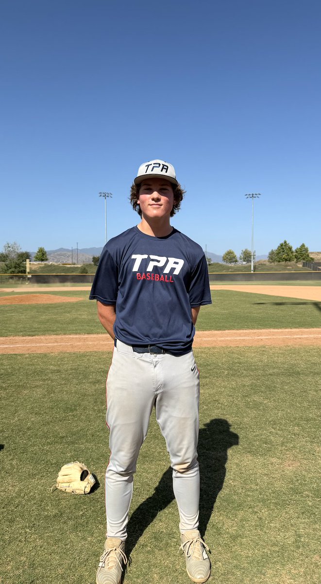 FiveToolCA's tweet photo. F: @TPAathlete Navy 16U 15, TB SoCal 2028 15 
PoG: Riley Nicholson 2-3, 2B, 3 RBI, R https://t.co/mgAMlAETVX