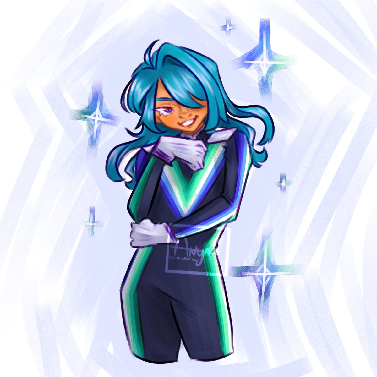 actuallyania's tweet photo. evil during pride month kaze https://t.co/Z0AUmwqdIs