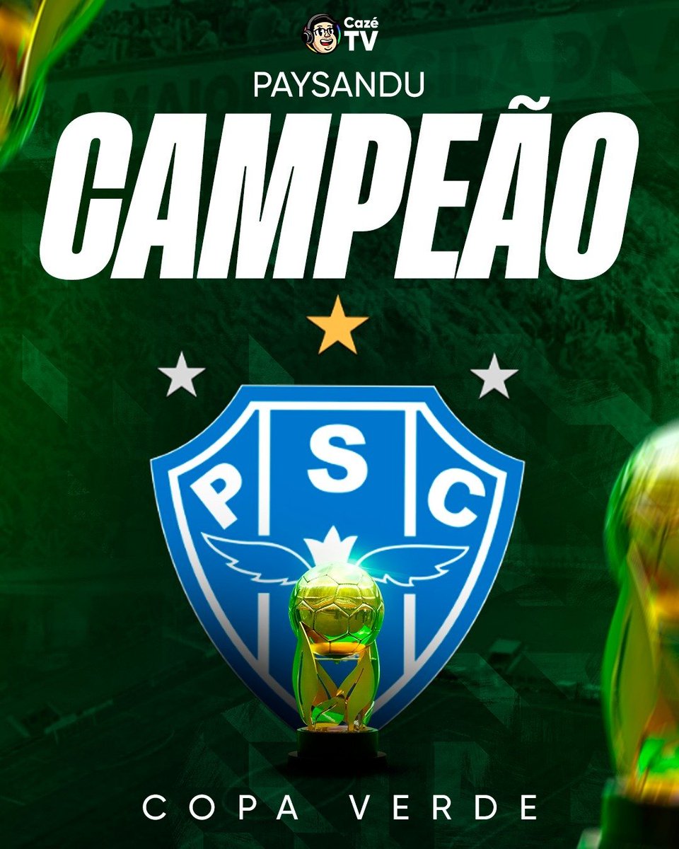 CazeTVOficial's tweet photo. Tem que respeitar o hexacampeão! 🐺 O maior campeão da Amazônia se chama Paysandu! 🔥 O Papão saiu atrás no jogo de ida com um 3 a 1 e foi buscar a virada no Mangueirão! 😮‍💨😮‍💨 Que história absurda!!!

#CoberturaCazéTV #CopaVerde #Paysandu #cztv02 https://t.co/aJXn4CEjU7