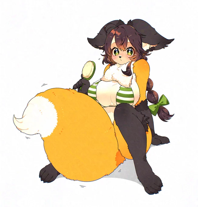 フィリちゃん(お手入れ中…)