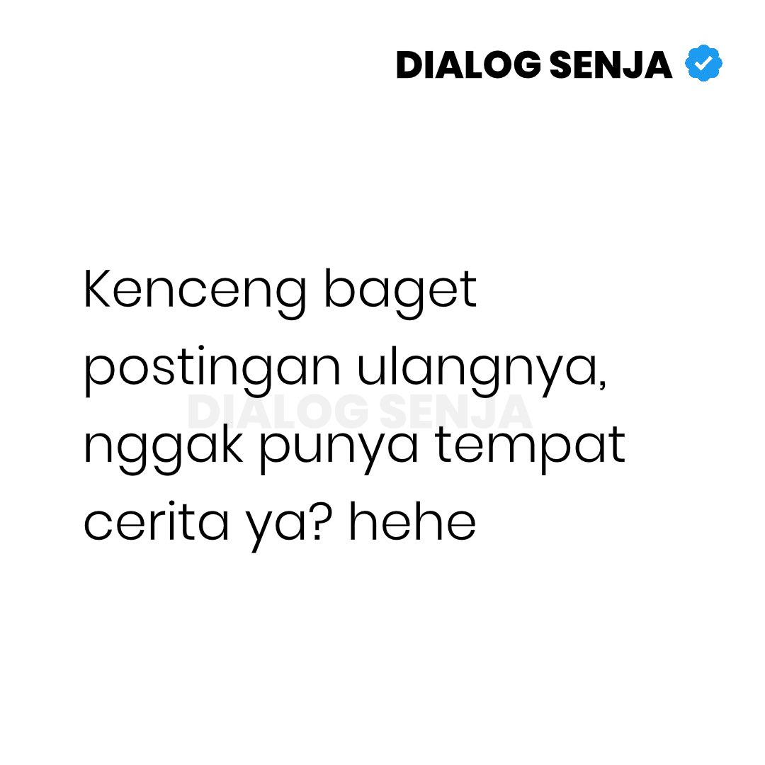 Dialog Senja tweet media