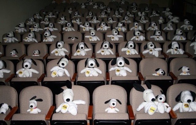 pattinsonsnoopy's tweet photo. my gang and i, who will always be seated for all of robert pattinson’s films https://t.co/xSDLjEU6Un
