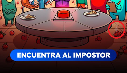 CNopales's tweet photo. la imagen no se entiende porque no captaron la lógica de among us (¿cuál debería ser el impostor, si son todos personajes de series distintas y solo hay dos tripulantes del juego?).

encima se ve la marca de agua de gemini, la ia que usaron para generar el arte 😵‍💫 https://t.co/mpJbb5nDnL