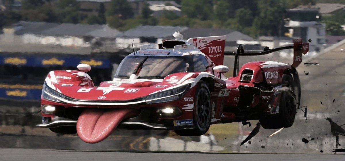 Mark_Whitelegge's tweet photo. “And you too could be like me! KACHOW!” #LM24 #TOYOTARACING https://t.co/X4gOSYJPfP