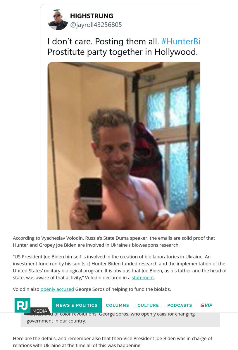 pegchandler's tweet photo. @BFitzGab @mazemoore Wow. He's talking gobbblety -goop; is he back on crack?
Sounds stoned. What letter? The letter that claimed the laptop was consistent with Russian Disinfo? What about what was on the laptop? He is so shuck an jive. Pretty convoluted dissembling; Hopes no one reads too close? lol https://t.co/u7j1Y0qZcJ