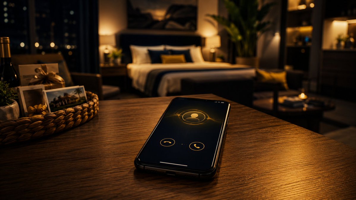 GuestHiveAI's tweet photo. Today's build: your phone now becomes the last line of defense.

When our AI hits a wall on a guest's problem and hands off to you — but you don't react within 5 minutes — GuestHive now calls you. A short voice message: someone's waiting on you.

No waiting guest slips through the cracks anymore. No matter how late.