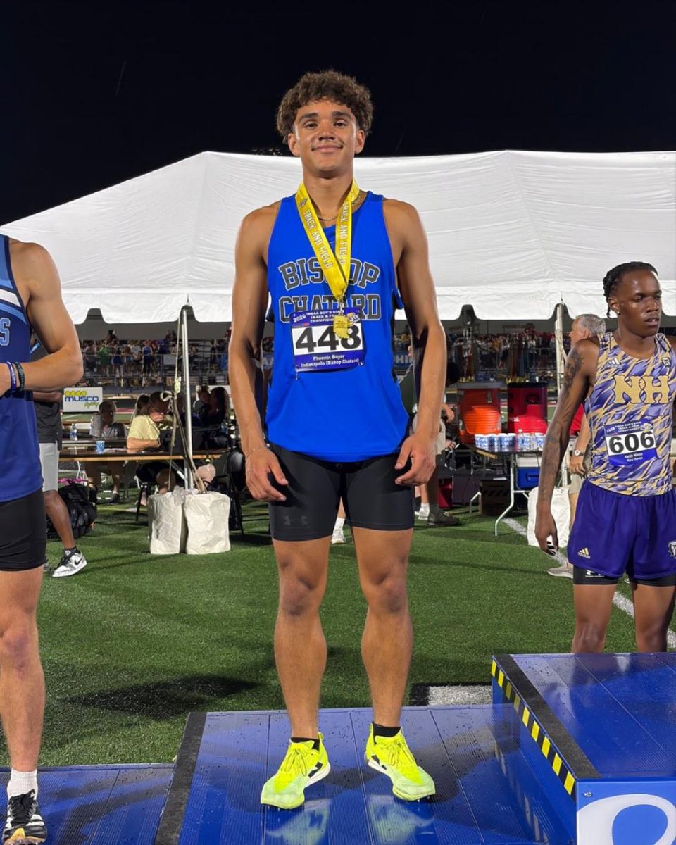 BCHSTrack1's tweet photo. Boys State Recap: 

 - 4 x 4 🥇🥇🥇🥇 - Cam, Zach, Hank and Phoenix 
-  Phoenix - 4th - 400 meters 
- Zach - 5th - 800 meters 

As a team, the boys placed 7th in state!     🙌 https://t.co/B26jmKFQTQ