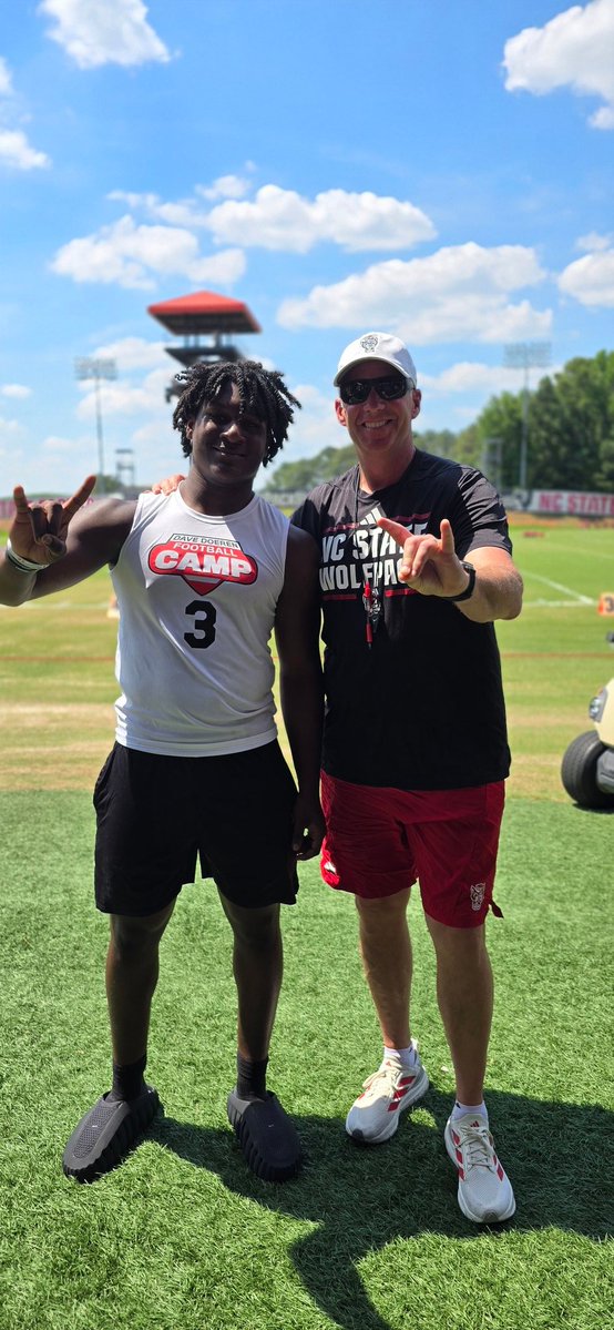 DashHolley's tweet photo. I had a good workout at @PackFootball today thank you @StateCoachD and @CoachIM1_ 
@PWixon 
@NHSCoachWofford @NHSTrojansFB @Coach_Donato @iamcaliph_ @ChadSimmons_ @CharlesPower @247recruiting @RivalsHS @Rivals @On3 @247Sports @Andrew_Ivins @NPCoachJeff @PRecruiting7 @adamgorney https://t.co/Dq9VEqtqrL