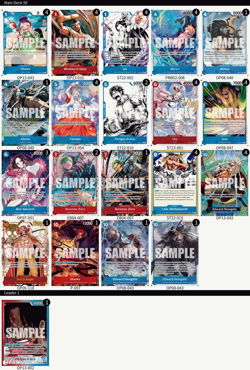 windalf06's tweet photo. Regional Santiago
Finished 5th in Swiss, lost top 16 to time 🥲
Deck UR Ace
My Swiss rounds:

Rg Luffy✅
Crocodile✅
Rg Luffy✅
Nami❌
Sino✅
Nami✅
Nami✅
Rg Luffy✅
Enel ✅
Lucy✅ https://t.co/q6jjgaCDYO
