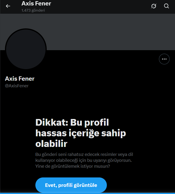 AxisFener's tweet photo. Spam dolayısıyla desteğinizi beklemekteyiz. 

En Büyük Fenerbahçe! https://t.co/RQd1l4y8k5