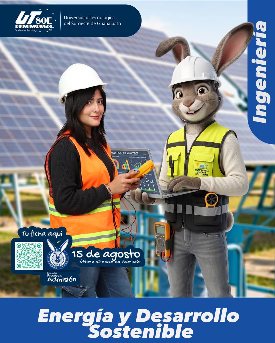 ecossiov's tweet photo. Último examen de admisión 15 de agosto 

Esta es tu oportunidad de dar el siguiente paso hacia una carrera profesional.

📲 Descarga el manual aquí
https://t.co/4eLWHa09eP
O escanea el QR y comienza a construir el camino hacia tus metas.
💙🐇 ¡Por Siempre Liebres! https://t.co/tv5CsQsLTF