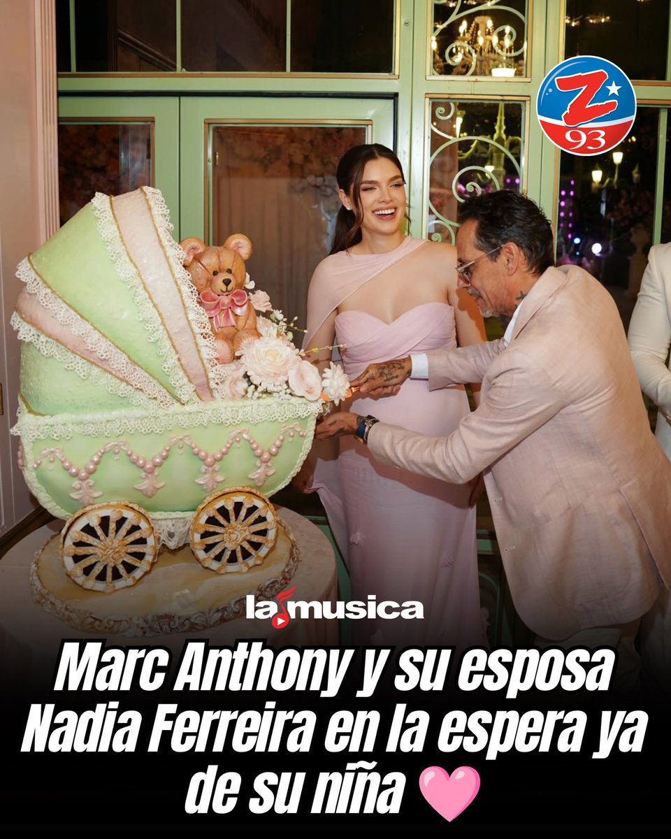 zeta93fm's tweet photo. Solo restan días para el nacimiento te la niña de @marcanthony y @nadiaferreira 🩷🤍 

#zeta93 https://t.co/4ZXvW13BAq