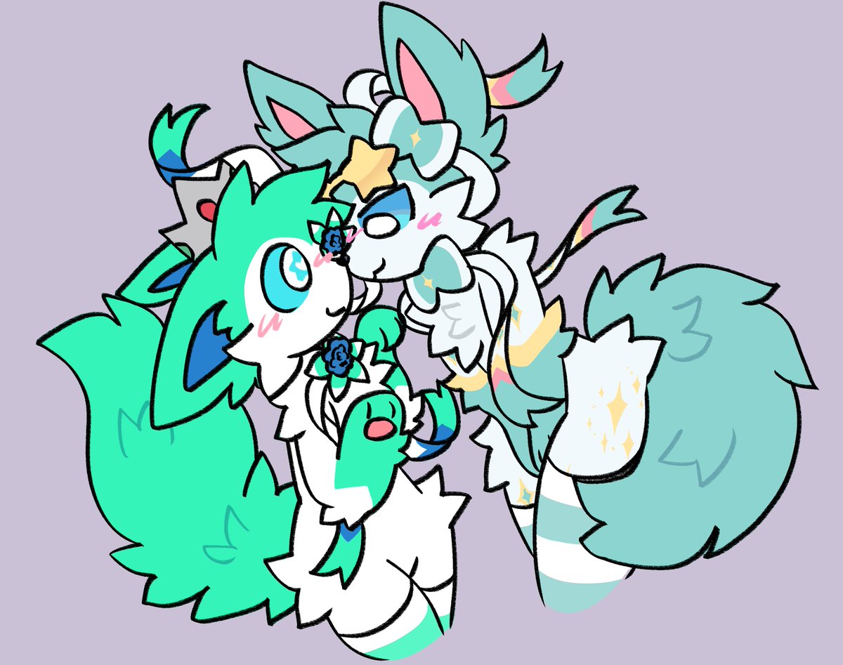 rainbells_'s tweet photo. sylveon to sylveon communication
(art by @/pawkisser44) https://t.co/6PMjLzQGvu