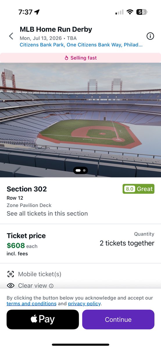 dan_ryan09's tweet photo. @StubHub fix your site 😂 @MLB https://t.co/x7smQPT09z