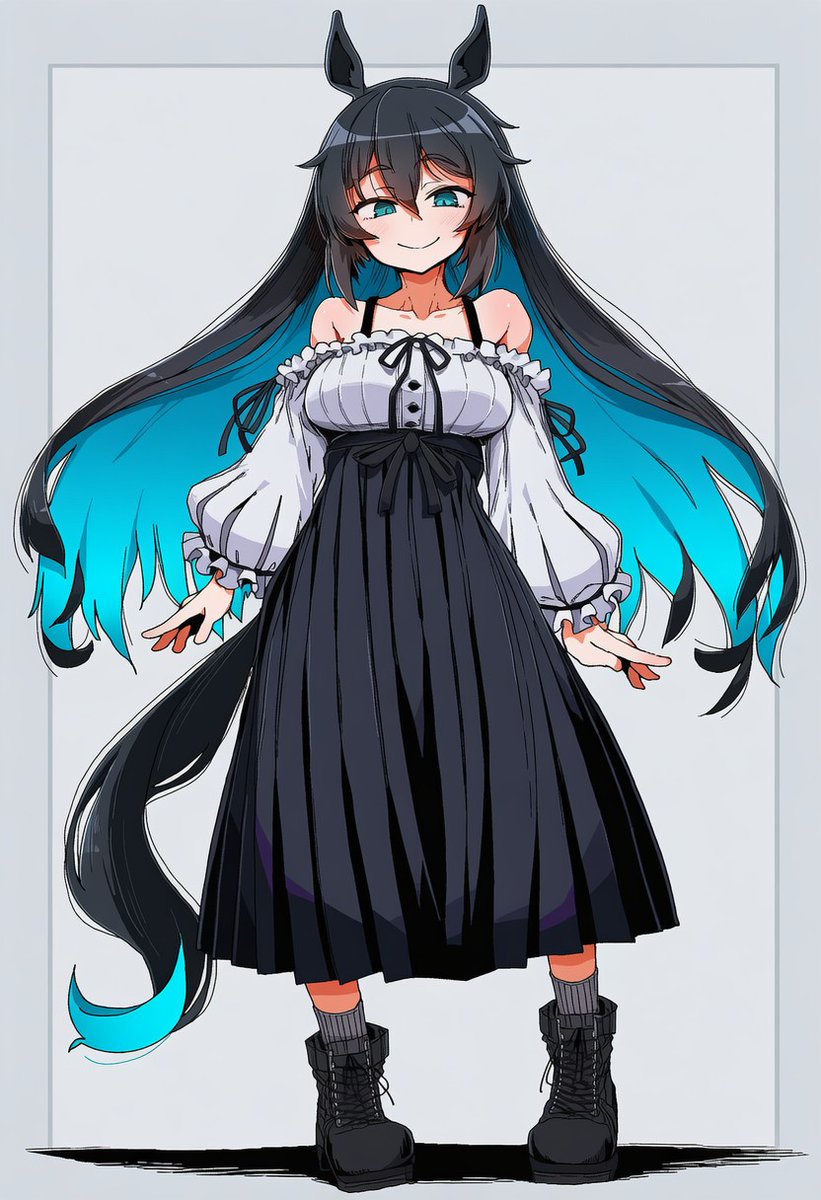 yaminochan's tweet photo. よその子作る前にうちのこをブラッシュアップしようとする過程で別バリエーションのヤミノアイムちゃん達が多数生まれては消えていってます https://t.co/znPpdyzMZM