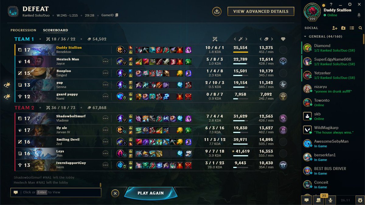 kasper1672's tweet photo. @drewlevin Hey can you please refund my lp. Its not enjoyable playing and trying my hardest to win with 2 trolls who bought fresh accounts to duo and somehow as emerald duo got into a 300lp masters game and proceeded to both run it down duo. Please brother https://t.co/9BELc976MR