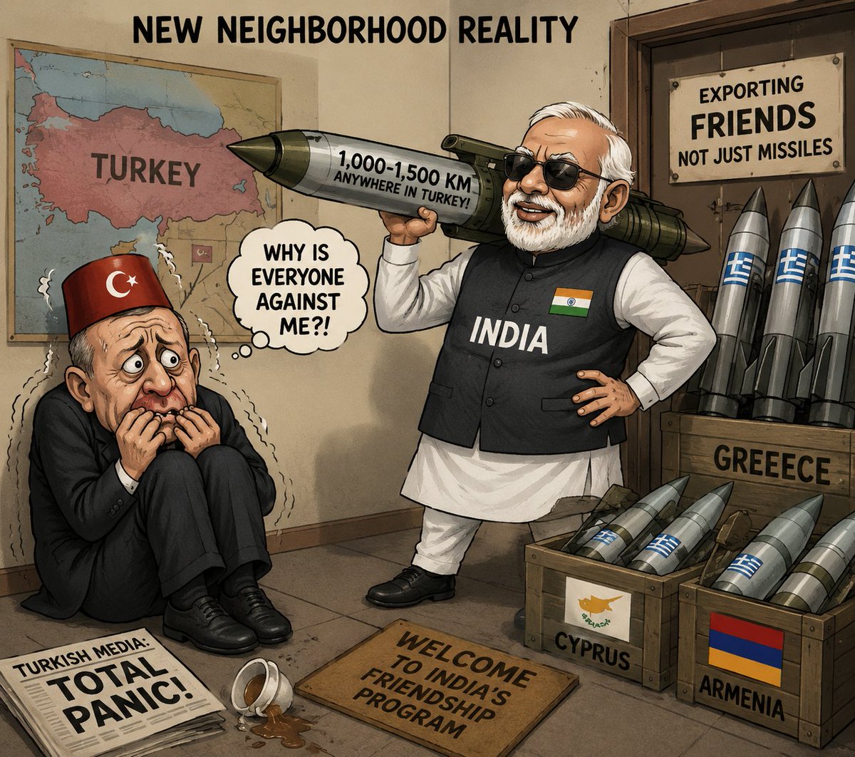 KumarRahul65453's tweet photo. @itswpceo Turkey spent years inserting itself into everyone else's disputes.

Now it's discovering that geopolitics is a two-player game. https://t.co/ZydrdLSDDD