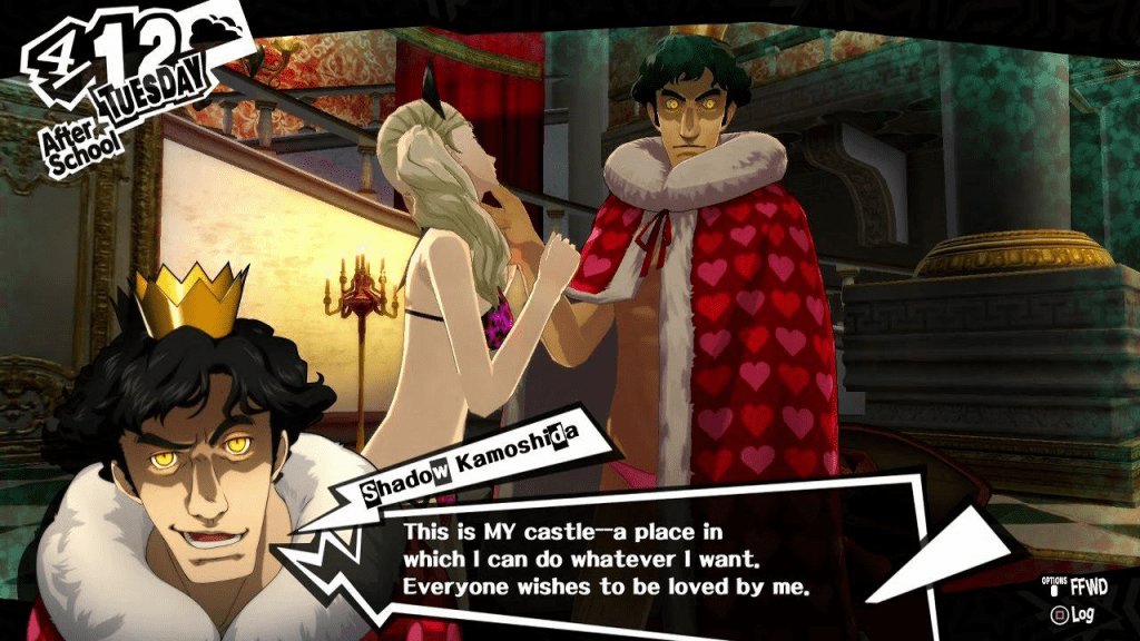 PrinnyBe's tweet photo. @TemuAlbania Persona 6 will star Kamoshida after the good ending where he defeats the phantom thieves and gets his harem https://t.co/MWBMaLFdhl