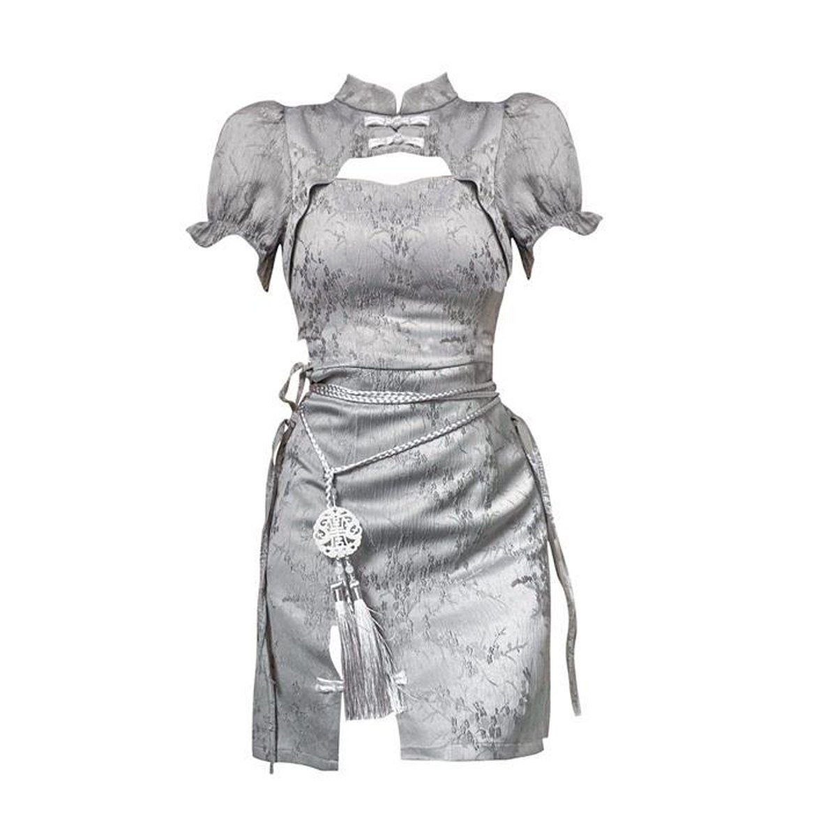 GodKhi_'s tweet photo. I just received Grey Cheongsam Dress with Cutouts - Grey / L by Amorino from sailor_simp via Throne. Thank you! https://t.co/hXP7X4vpST #Wishlist #throne https://t.co/s0IL9gNmsd