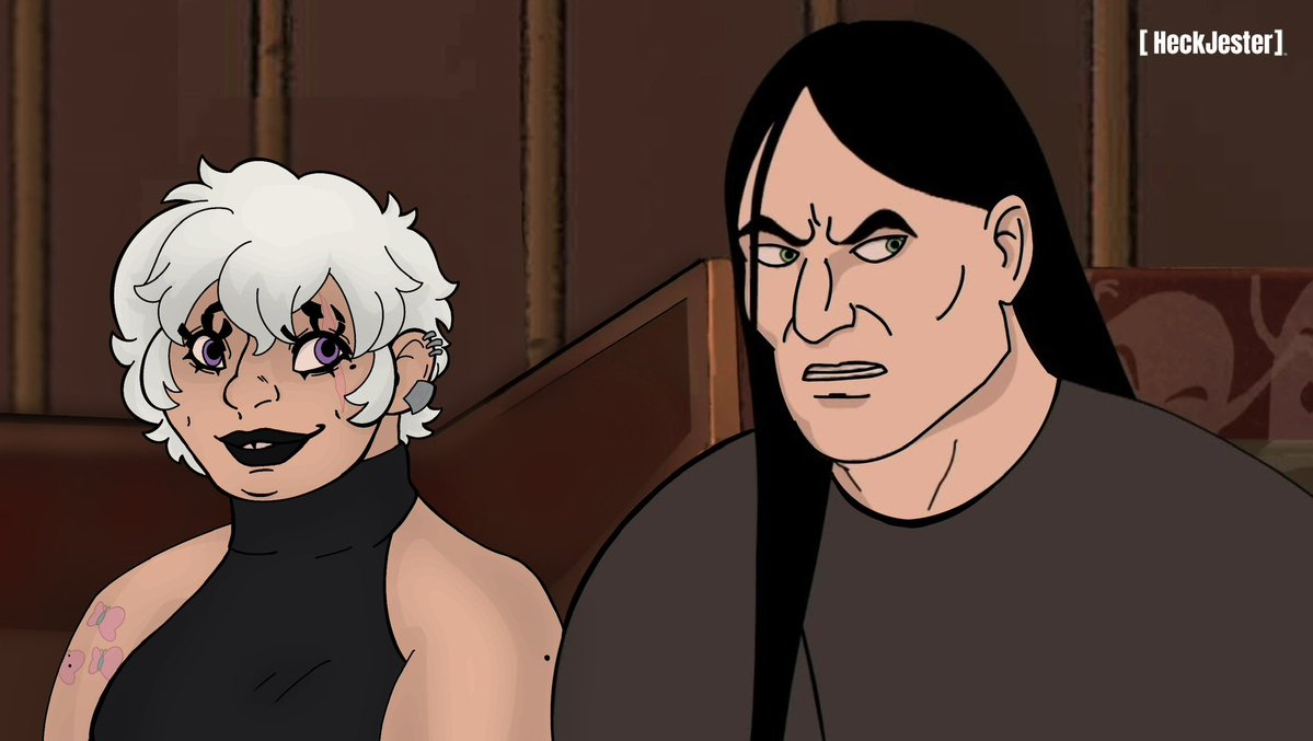 HeckJester's tweet photo. Metalocalypse self-ship garbage be upon ye #metalocalypse #selfship #nathanexplosion https://t.co/XUYuvo7mM1