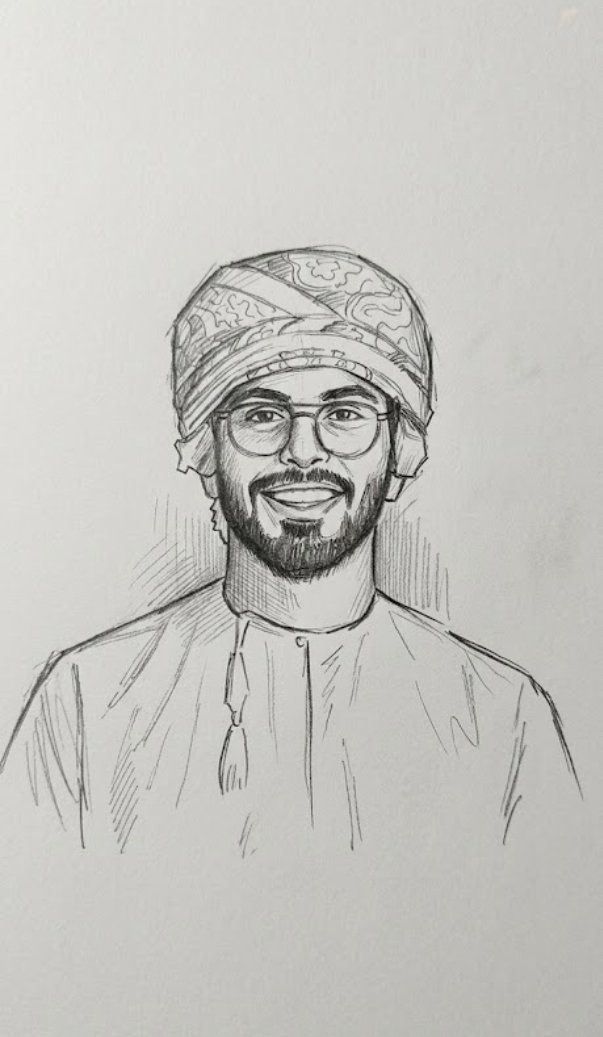 Drawnthem's tweet photo. @Majidt88 
تشرفت برسم هذه اللوحة للاخ الاستاذ ماجد العلوي 
 يارب يشوفها وتنال اعجابه ويسوي اقتباس🙏 ، 
وان شاء الله يعطيني هديه بسيطه دعم وتشجيع 🌹. https://t.co/4ZjGqiegkm