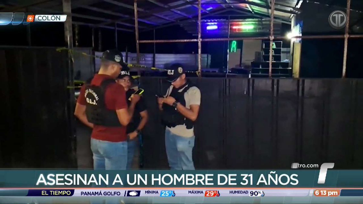 TReporta's tweet photo. Un hombre de 31 años fue asesinado de varios disparos cuando compartía con otras personas en una parrillada en el sector de La Represa, provincia de Colón. https://t.co/tCIg2Amx53