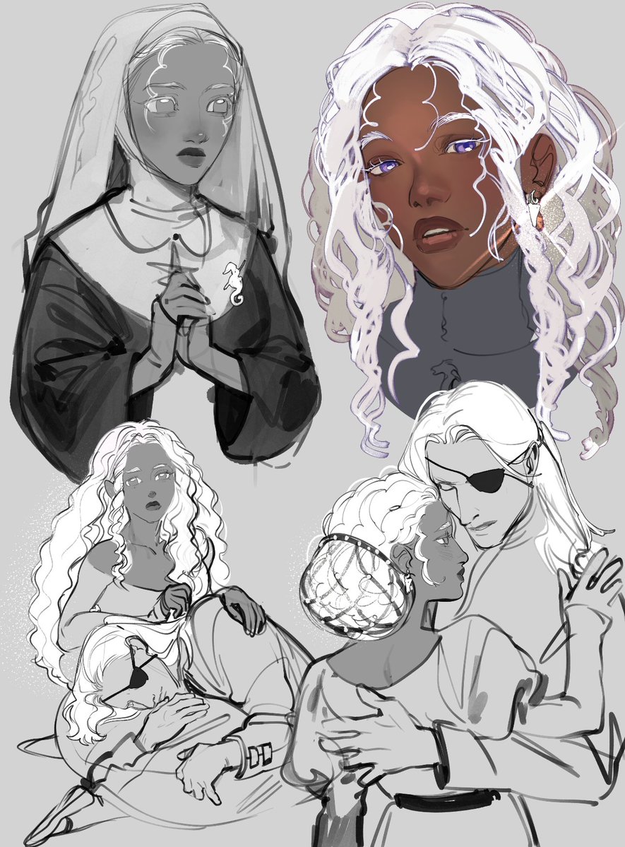 EvaBeeSmith's tweet photo. velaryon oc + Aemond Targaryen skeb https://t.co/m2AUQVFUga