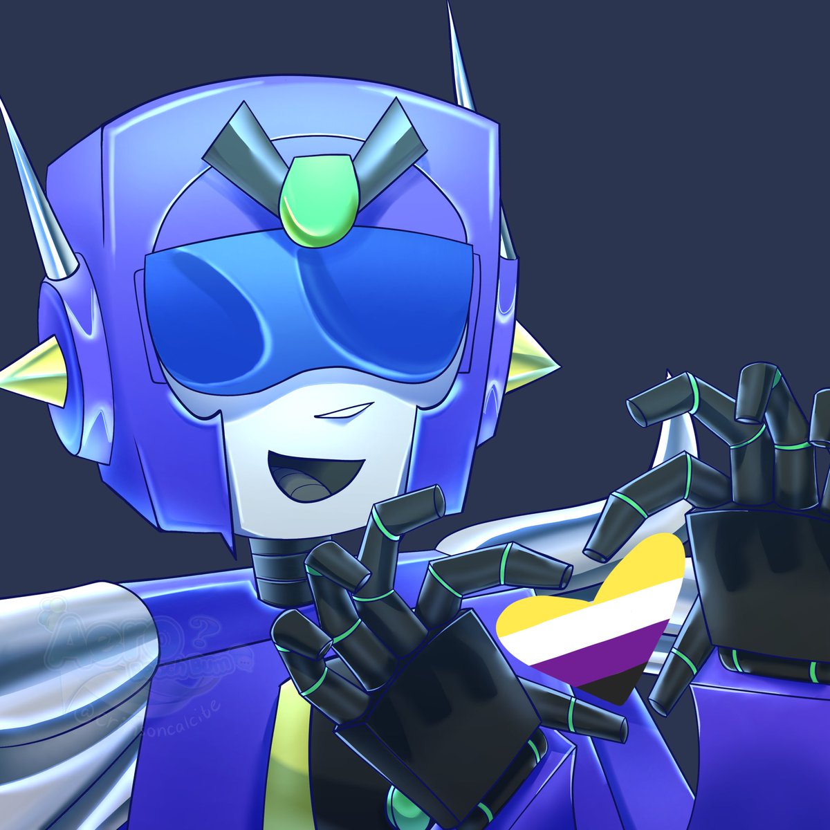 crimsoncalcite's tweet photo. Pride icon🫐
#digitalart #transformersoc https://t.co/TEVuU9jLPT