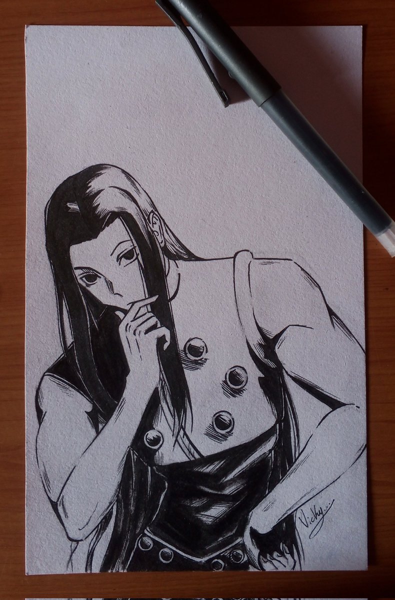 Vicky_Zoldyck's tweet photo. Holi :3

Soy nueva en esto de Twitter 😅, estaré subiendo algunos de mis dibujos por aquí, sientanse libres de opinar 🫠

#illumi #sketchbook #anime #fanartㅤㅤㅤㅤ https://t.co/JdPyUkmOeI