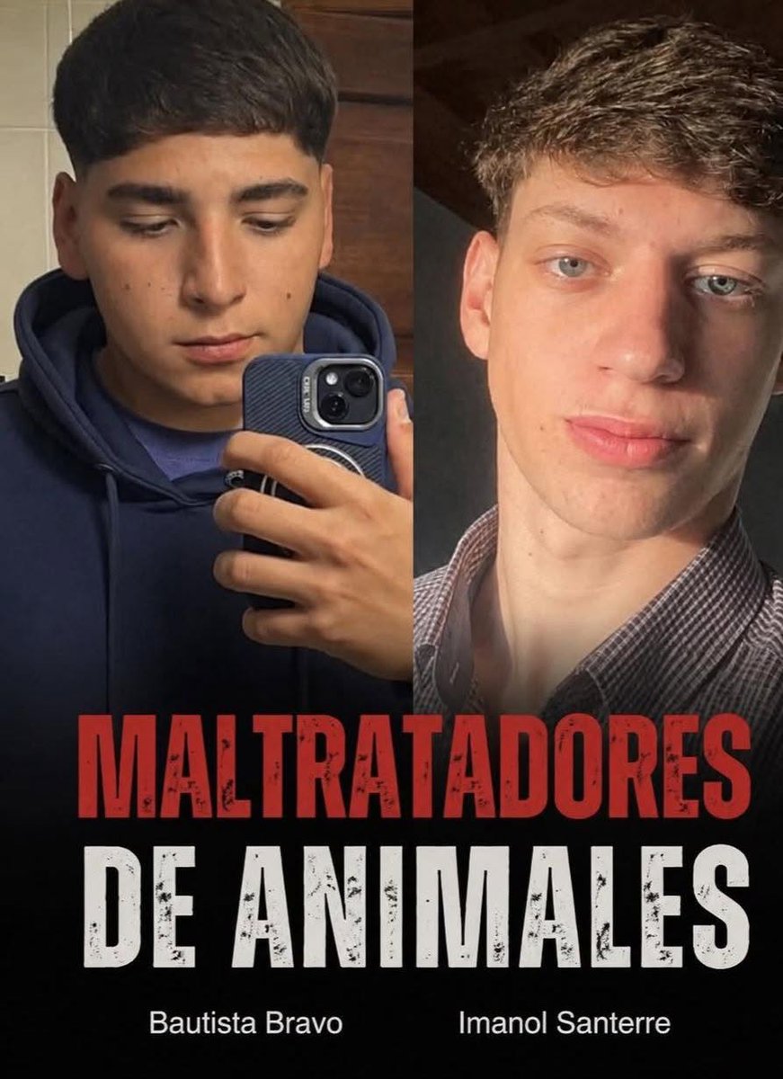 luisitoespos's tweet photo. Me parte el alma tener que citar este horrible video de unos hijos de re mil puta que mataron a una nutria en Bahía Blanca.

Se merecen lo peor de la sociedad. BAUTISTA BRAVO E IMANOL SANTERRE ASESINOS DE MIERDA. Que la justicia castigue a estas dos escorias de la peor manera. https://t.co/b686tGB4RV
