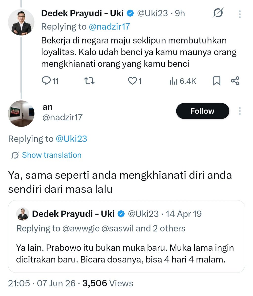 IreneLim177's tweet photo. @Uki23 Ini lucu banget.. mak jlebb.. berarti makin terbukti bhw mmg benar ucapan Tyo.. bahwa yg dibutuhkan adlh loyalitas atau kompetensi untuk menjilat https://t.co/kh2ETl7VYd