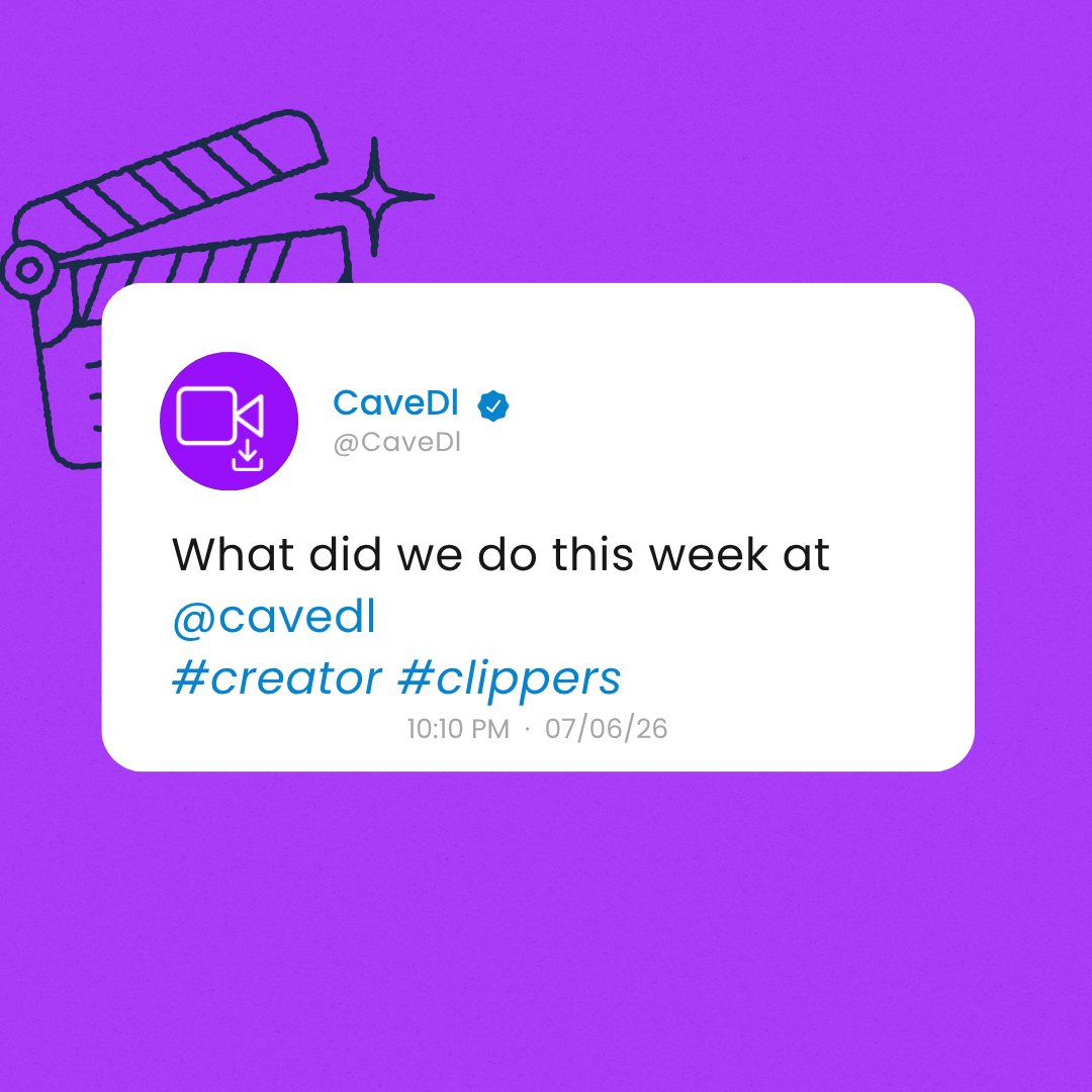 CaveDl's tweet photo. CaveDL WEEKLY BUILD UPDATE

-> We started marketing CaveDL last week on X and got 7 unique daily users

-> Caught the attention of an influencer on X who gave us a retweet

-> We added a privacy policy to our website so users know what information we collect and what we do with i https://t.co/RJuaEBJ0Rd