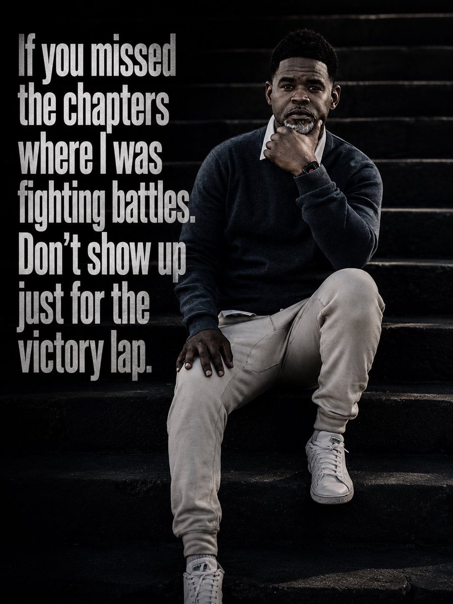 MrICanHelpYou_'s tweet photo. If you missed the chapters where I was fighting battles, don’t show up just for the victory lap.

Some people only respect the outcome because they never witnessed the struggle. https://t.co/38jImo5OkU