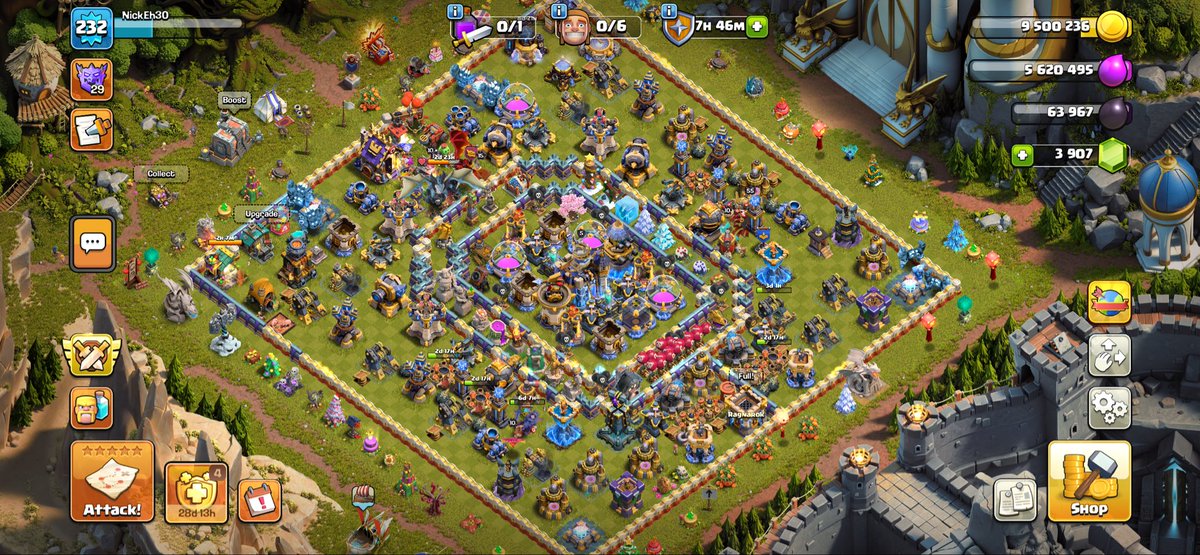 Shadow76932's tweet photo. @mwochaaa Uh nothing I was staring at my clash of clans gameplay😅 https://t.co/rC0QLdbXPG