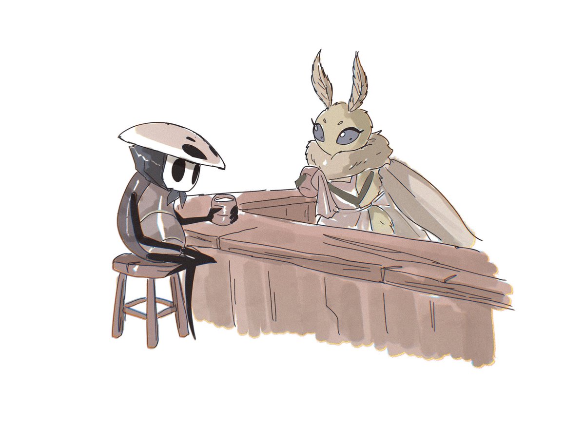 Gisesoft's tweet photo. From time to time, Quirrel stops for a drink. https://t.co/Uxt4KsYhWb