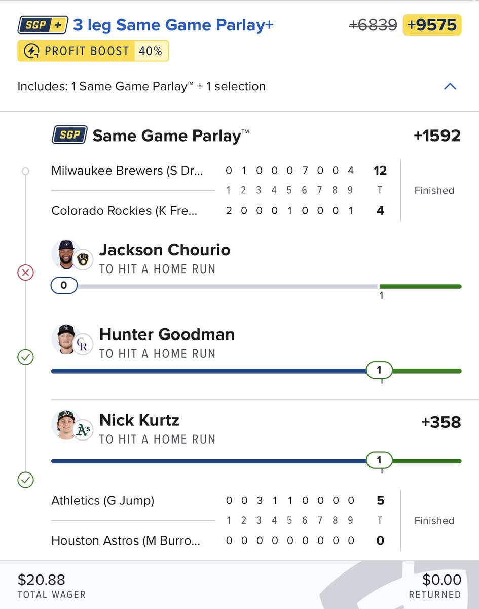 parlayprodtr's tweet photo. 🪝 Jackson finished with 3 hits &amp; 5 total bases #NFTdigger #mlbnaespn #nbatickets @Playbook
https://t.co/e4KhoEUkQY https://t.co/NJ06MzlXbh