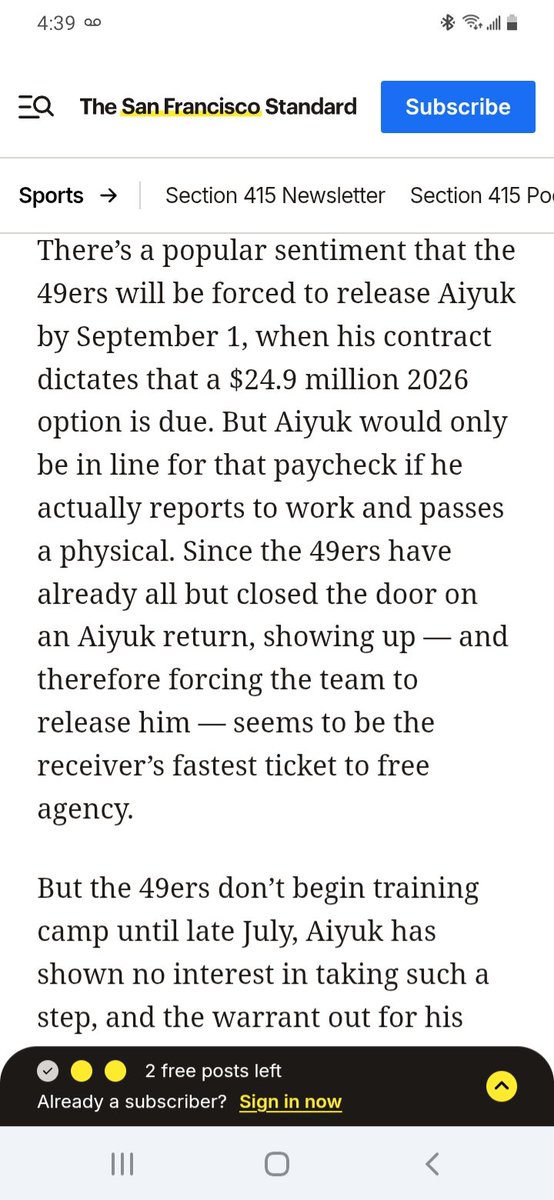 King_Chin's tweet photo. @ItsAustinSwan @TheRealMcKoy85 49ers could and should do what's best for the 49ers. https://t.co/kTrRpRq1Jb