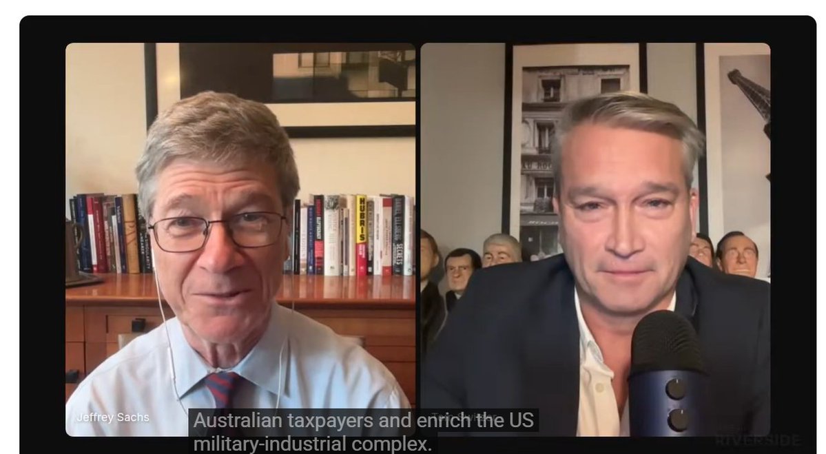 JJKALE2's tweet photo. Prof Jeffrey Sachs, American economist and public policy analyst. Columbia University:

"AUKUS is designed to bill the Australian taxpayers and enrich the US military industrial complex. You have been had Australia, sorry to tell you. And your politicians should own up it." https://t.co/8U3wFk1ZMZ