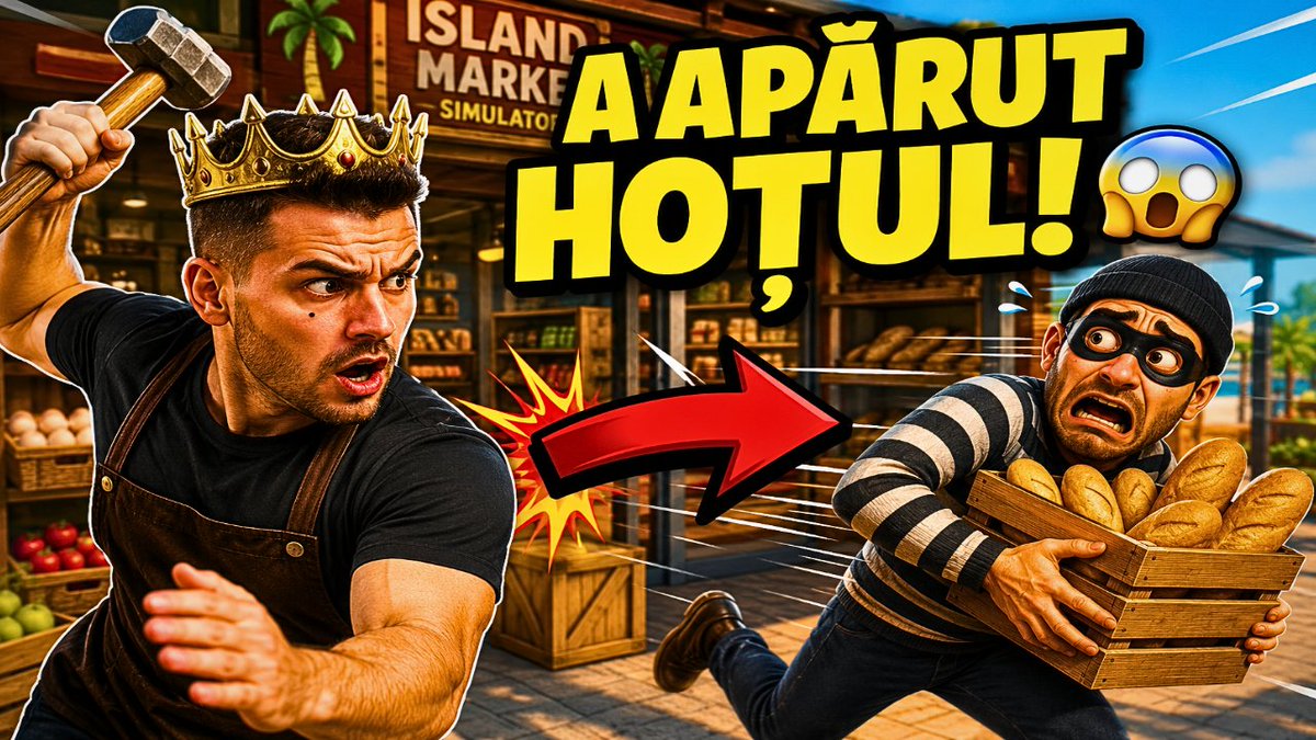 SirLuckyan's tweet photo. 🏝️ Totul mergea perfect în noul meu magazin… până când a apărut un hoț și mi-a dat planurile peste cap. 💀🛒
🎮 Island Market Simulator #01
🔗 https://t.co/0Ja2BaPXd3
#IslandMarketSimulator #SimulatorGames #Gaming #Romania #YouTube #ManagementGame @IslandMarketSIM https://t.co/VmzNDMxIC6