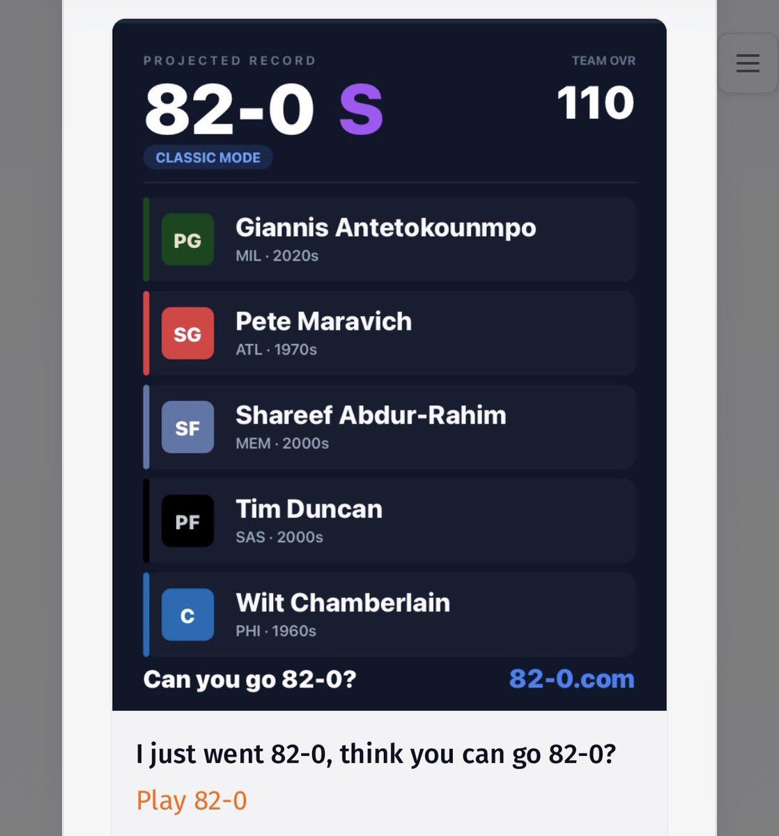MarsdensTweets's tweet photo. @bomani_jones Thought Shareef was gonna sink me at the end but we made it https://t.co/btT0eLEjiv