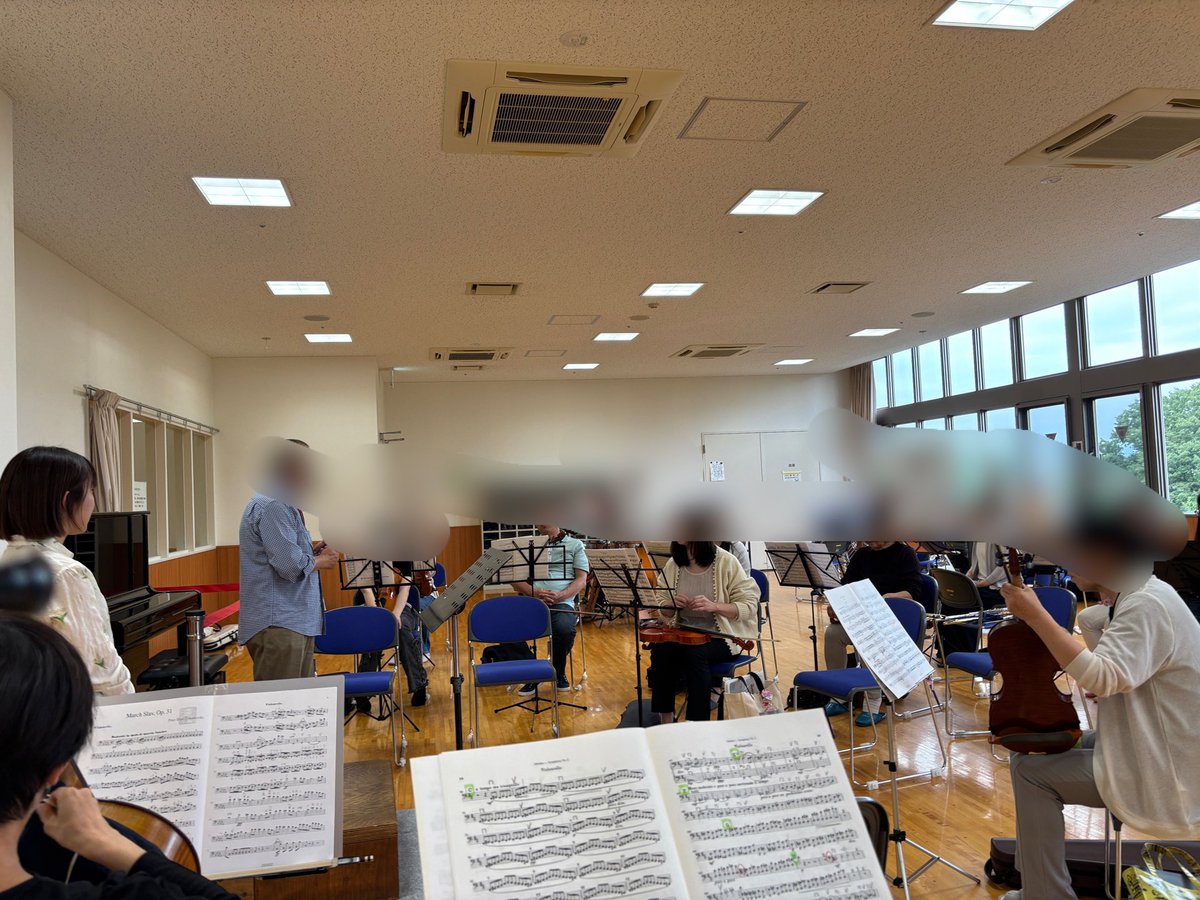 Fuka_Phil's tweet photo. 昨日の練習風景です。
秋の定演に向けて少しずつまとまっていきます https://t.co/XW8vhlqVF2