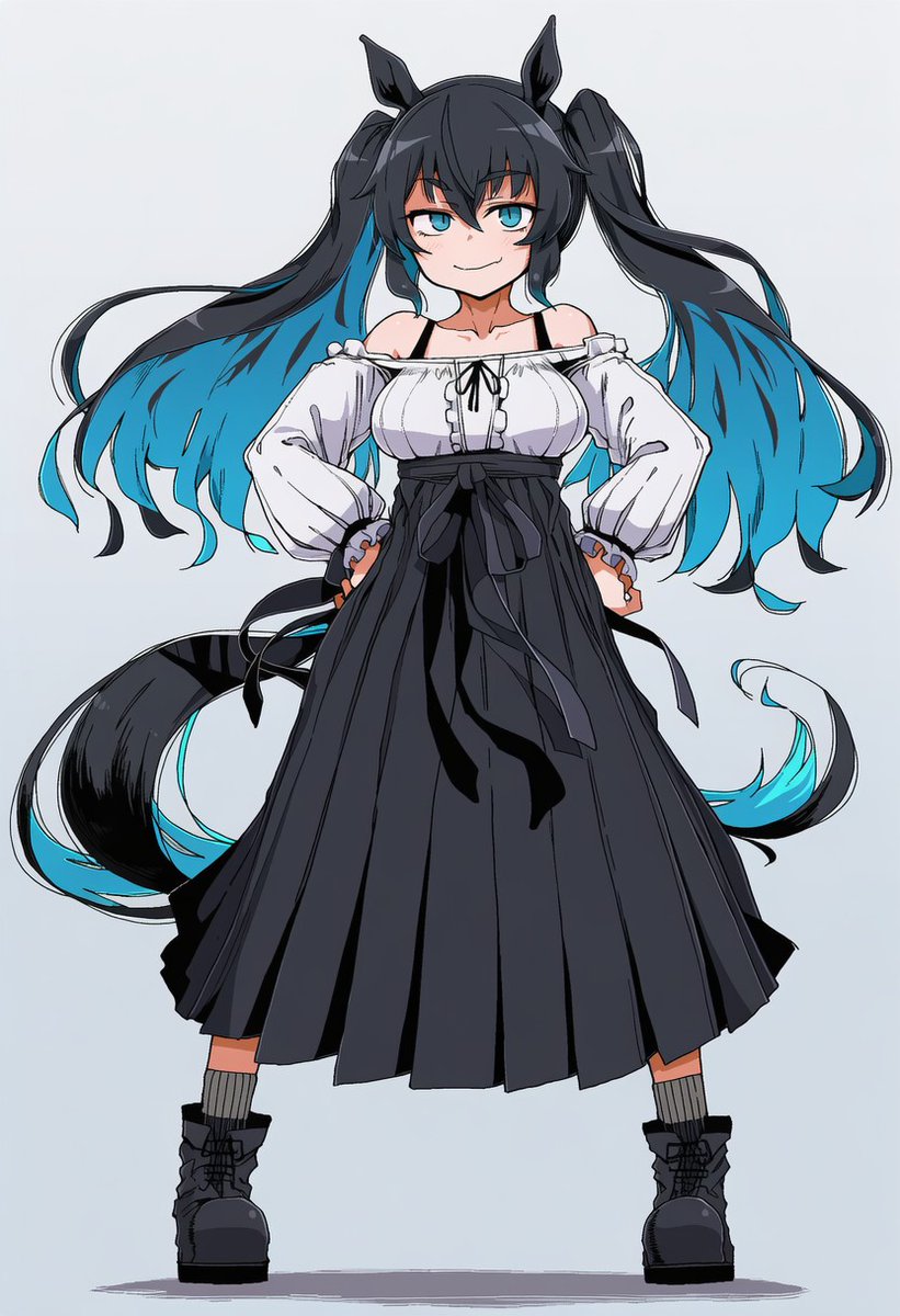 yaminochan's tweet photo. よその子作る前にうちのこをブラッシュアップしようとする過程で別バリエーションのヤミノアイムちゃん達が多数生まれては消えていってます https://t.co/znPpdyzMZM