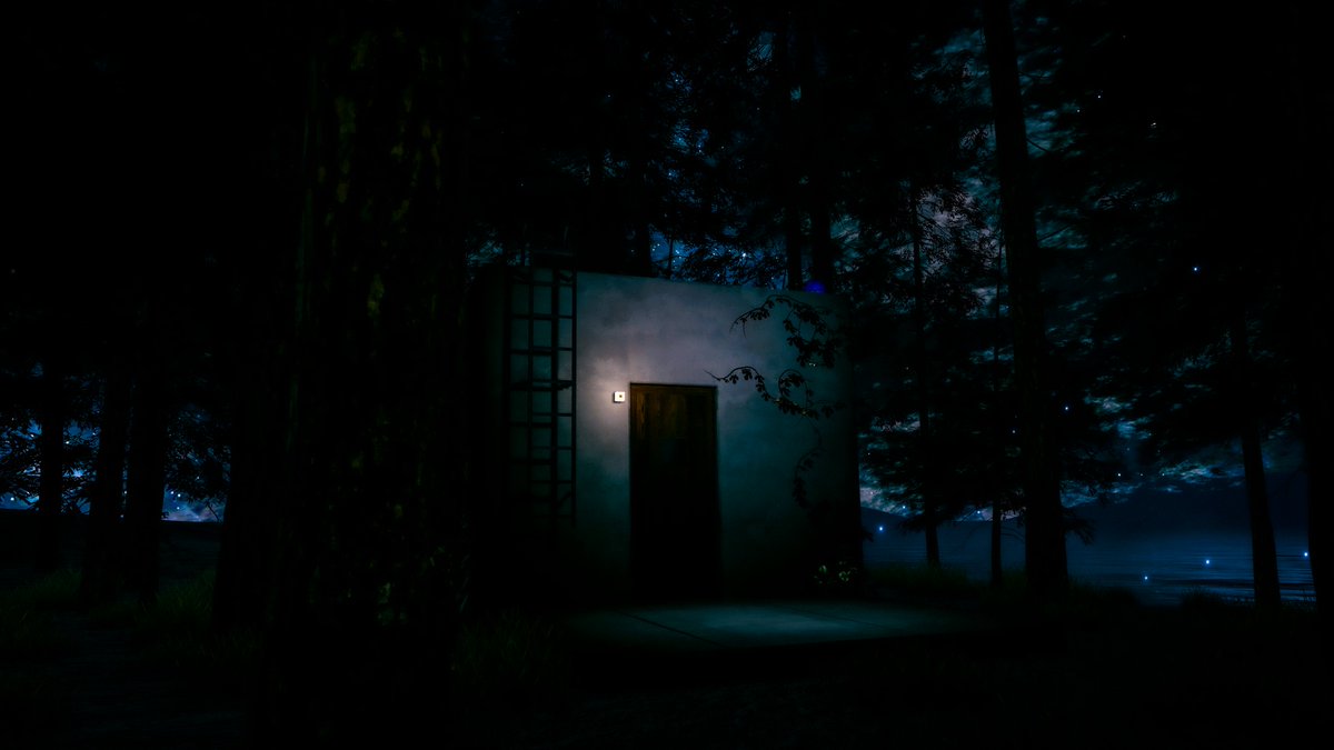 jellekayen's tweet photo. 小さな川の上に青い星明かりが降り注ぐ、自然の道。
A natural path lit by blue starlight over a small stream
World: Starlit Stream
Author: 민소담_ @minsodam_
https://t.co/he6SBABENa
#VRChat #VRChatPhotography #VRChat_world紹介 https://t.co/Se1qzzy9Jf
