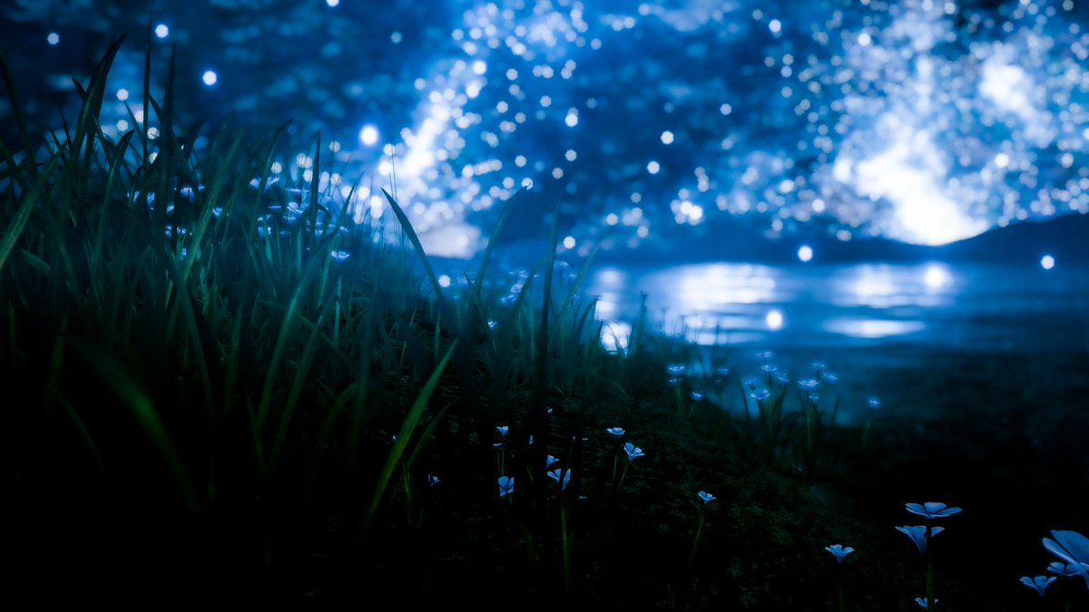 jellekayen's tweet photo. 小さな川の上に青い星明かりが降り注ぐ、自然の道。
A natural path lit by blue starlight over a small stream
World: Starlit Stream
Author: 민소담_ @minsodam_
https://t.co/he6SBABENa
#VRChat #VRChatPhotography #VRChat_world紹介 https://t.co/Se1qzzy9Jf