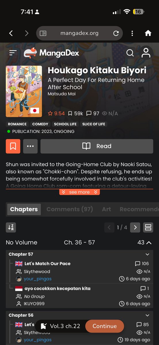 Kiryu043's tweet photo. Current read pretty good https://t.co/4LUYDcK4nI
