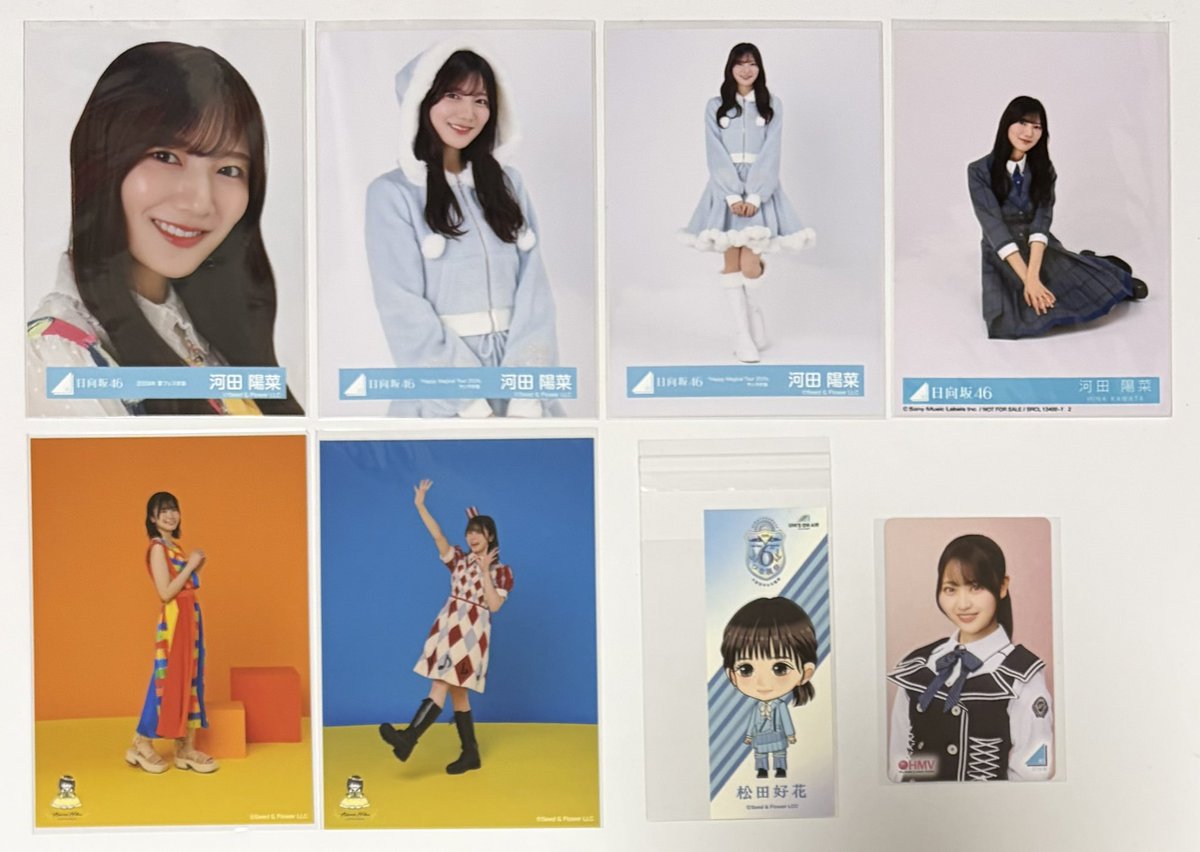 saetore46's tweet photo. FF様でお求めの方がいらっしゃいましたら6/13幕張リアミでお渡し可能です◎ トレの数が多いため、現在お約束している方＞指定の場所にお越しいただける方優先させていただきます🙇🏻‍♀️
※1枚目→上段バラ、下段3枚セット
※2枚目→河田封入は難あり https://t.co/KMxVvi3qpa