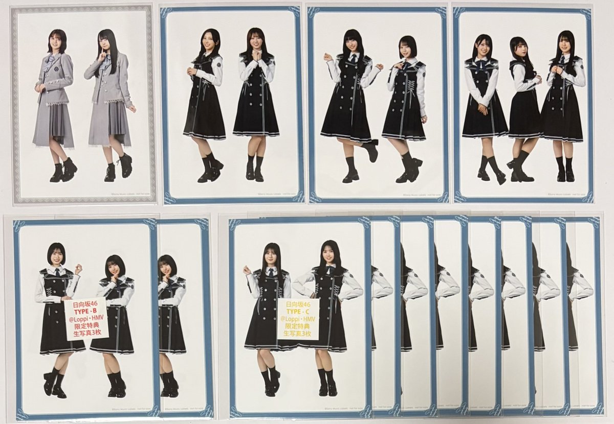 saetore46's tweet photo. FF様でお求めの方がいらっしゃいましたら6/13幕張リアミでお渡し可能です◎ トレの数が多いため、現在お約束している方＞指定の場所にお越しいただける方優先させていただきます🙇🏻‍♀️
※1枚目→上段バラ、下段3枚セット
※2枚目→河田封入は難あり https://t.co/KMxVvi3qpa
